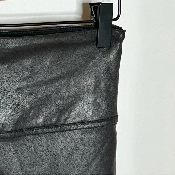 SPANX Faux Leather Leggings Black Size Medium Tall - Picture 6 of 11